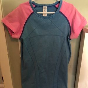 Cotton candy colored Ivivva shirt